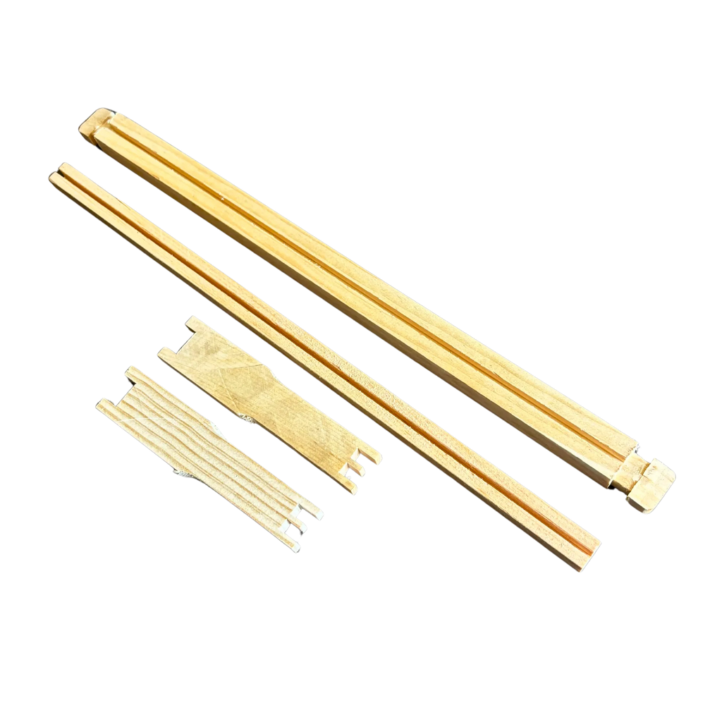 Medium 6 1/4-Inch Langstroth Frame, Grooved Top / Grooved Bottom