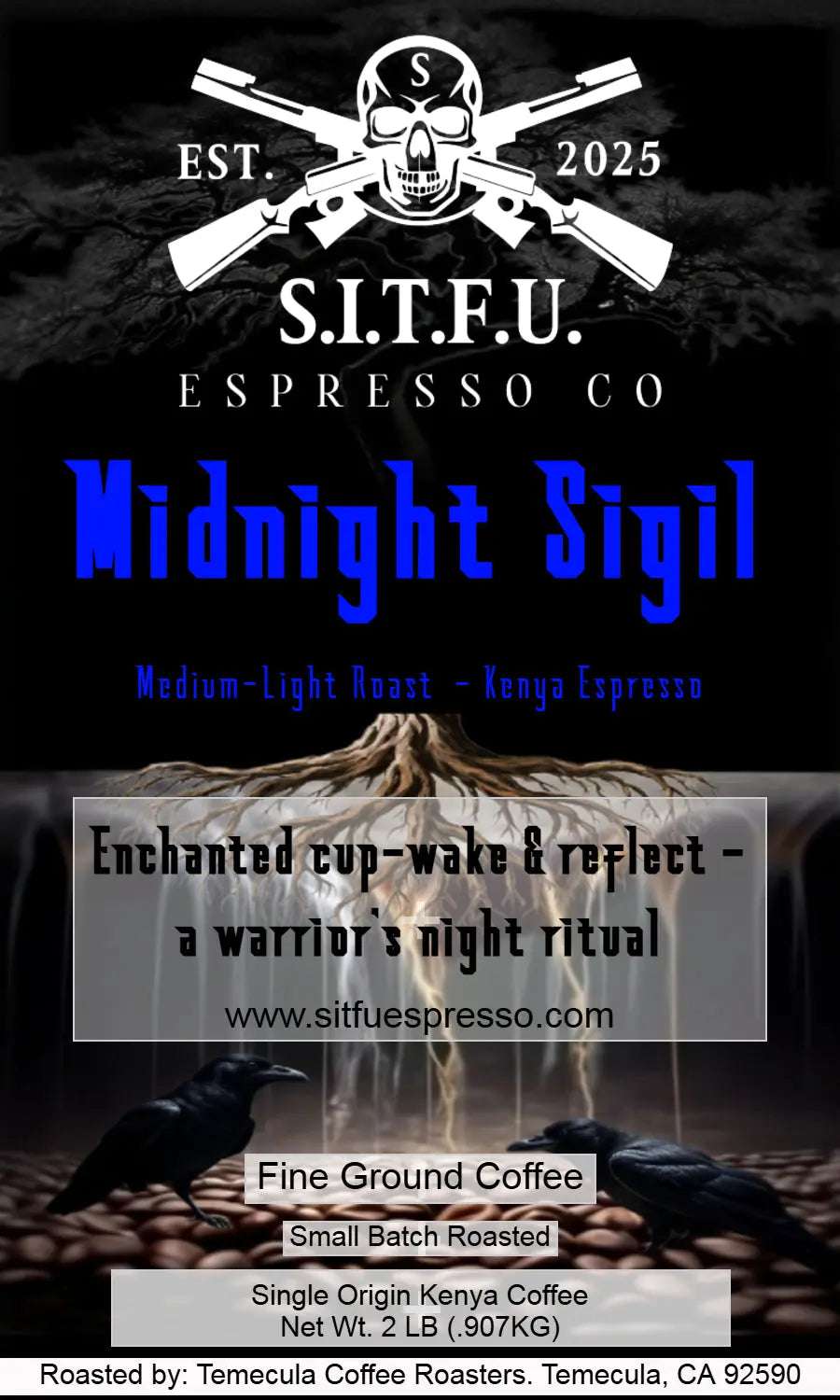 Midnight Sigil Kenya Espresso.