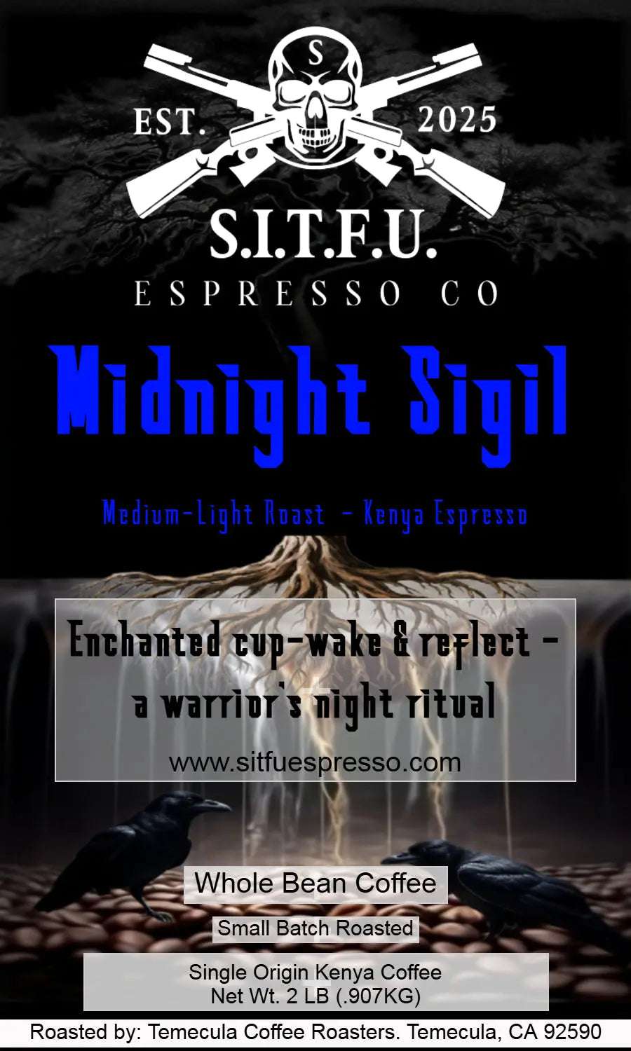 Midnight Sigil Kenya Espresso.