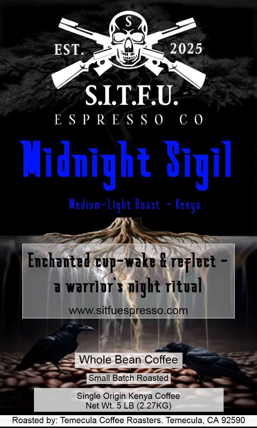 Midnight Sigil Kenya Espresso.