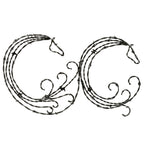 Circular Horse Barbed Wire Wall Hanging | Mill Iron West