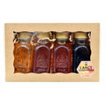 Mini Honey Gift Set | Set of 4 | 4 oz | Multiple Flavors | Lance Honey Farms