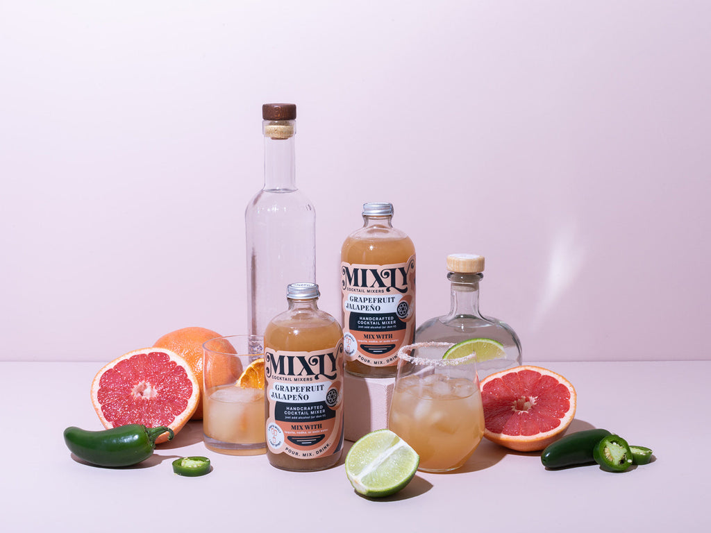 Grapefruit Jalapeño - Spicy Margarita Cocktail & Mocktail Mixer
