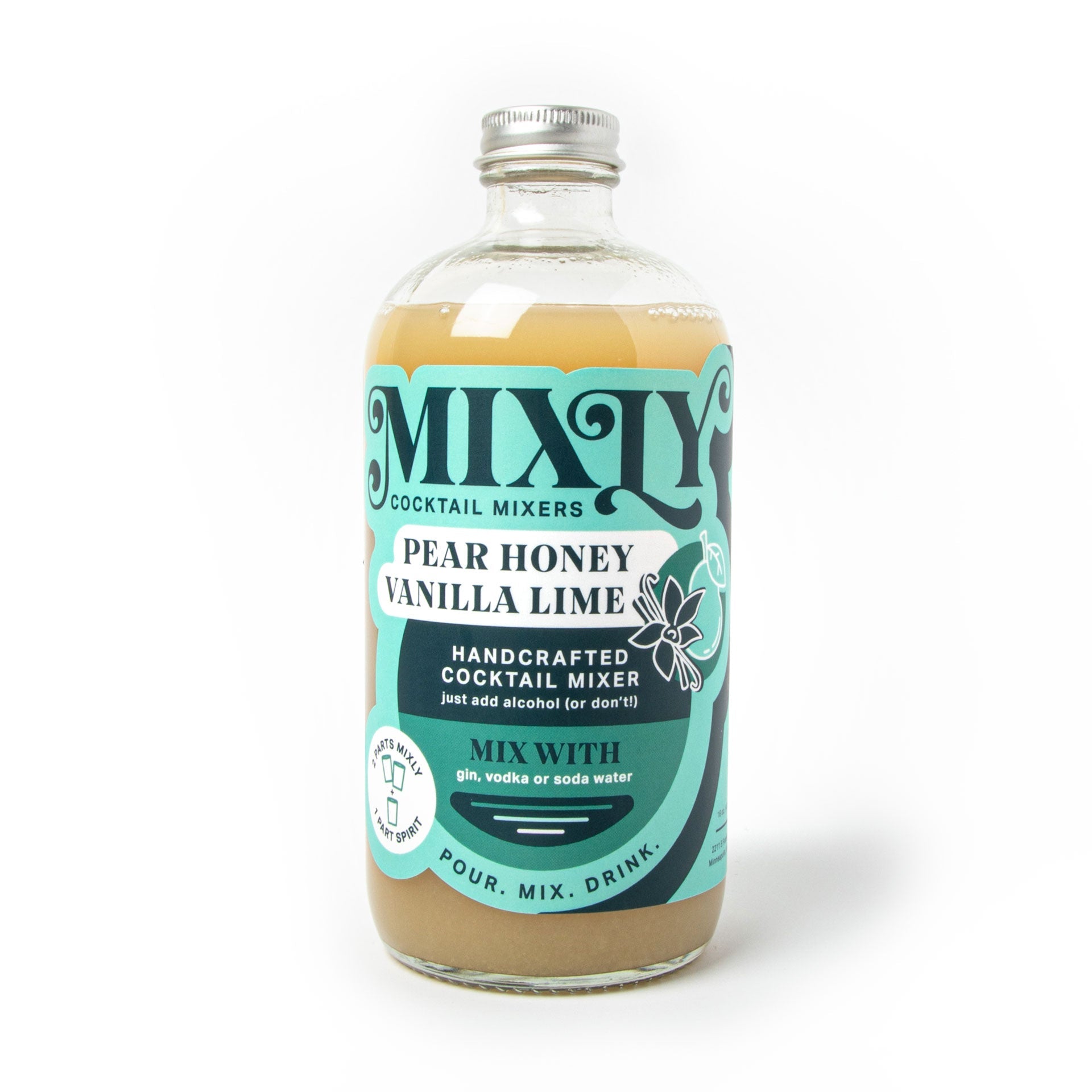 Pear Honey Vanilla Lime - Mule Cocktail & Mocktail Mixer