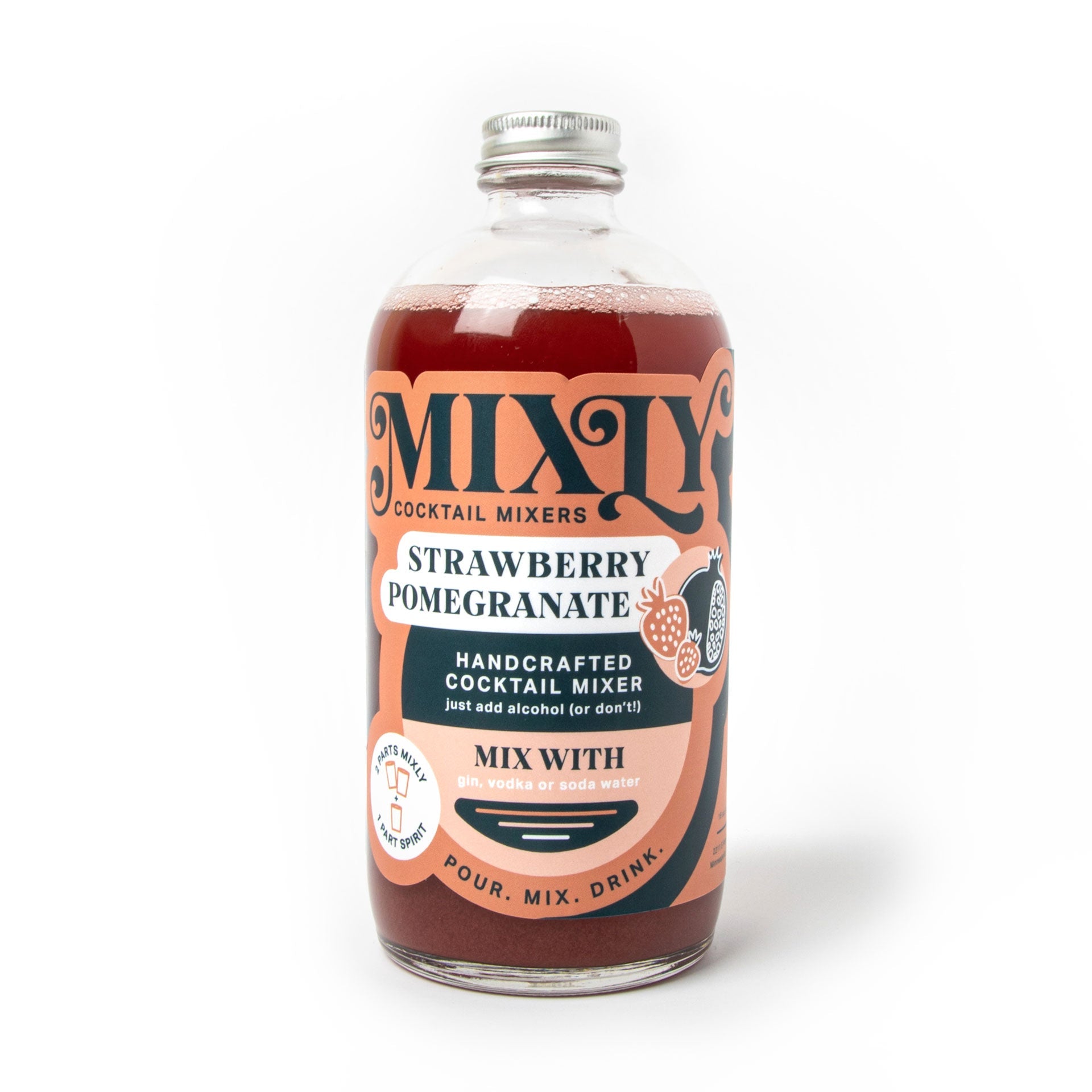 Strawberry Pomegranate - Cosmopolitan Cocktail & Mocktail Mixer