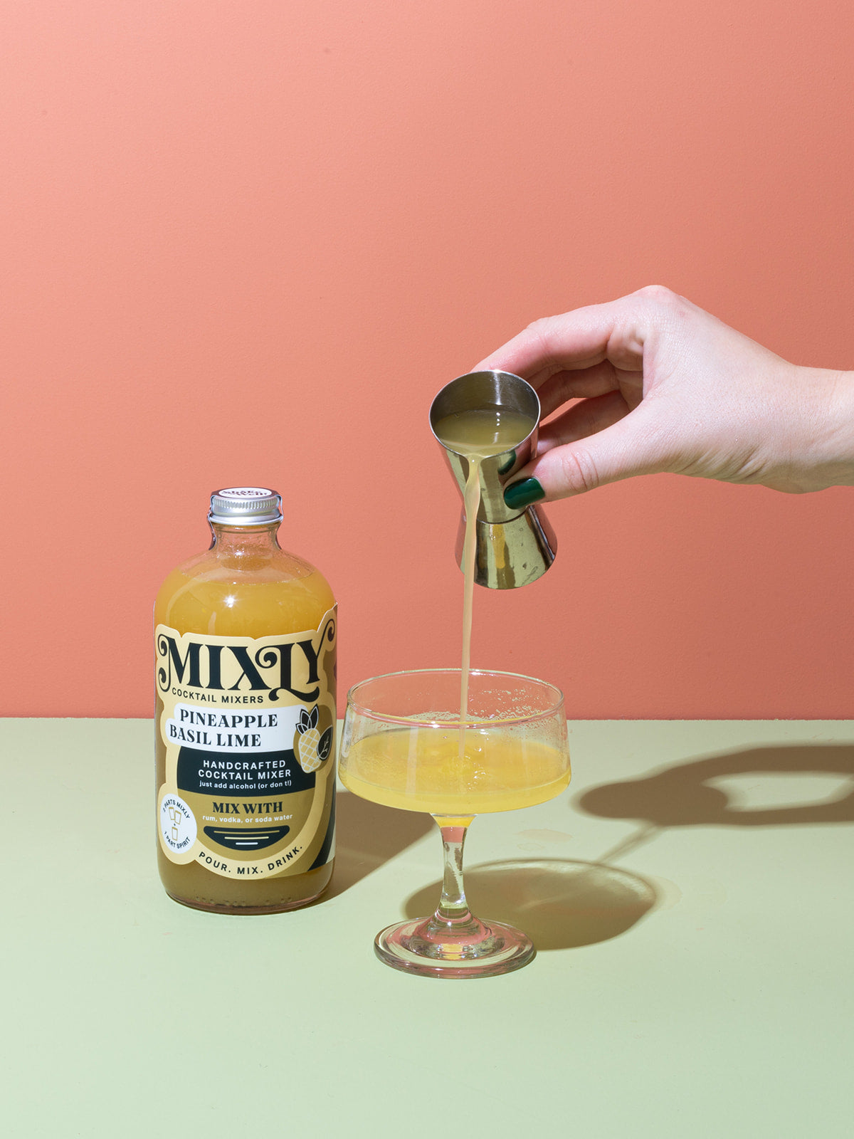 Pineapple Basil Lime - Daiquiri Cocktail & Mocktail Mixer