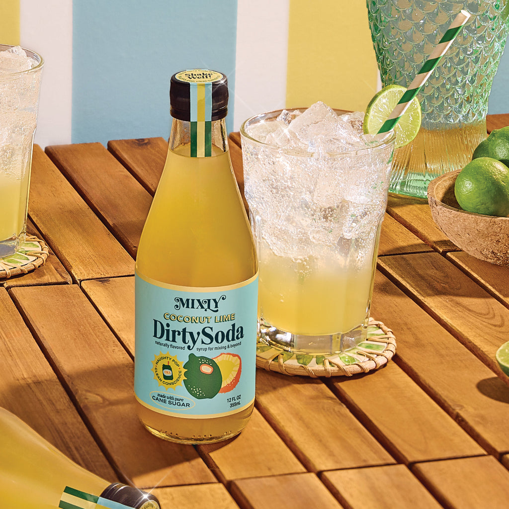 Coconut Lime Dirty Soda Syrup