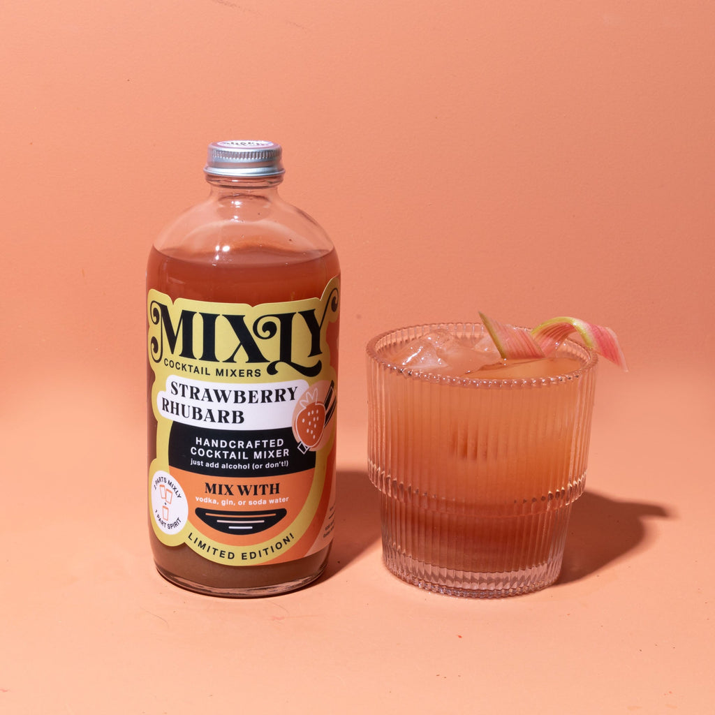 Limited Edition! Strawberry Rhubarb - Margarita Cocktail & Mocktail Mixer
