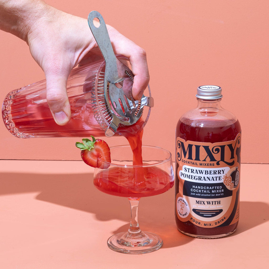 Strawberry Pomegranate - Cosmopolitan Cocktail & Mocktail Mixer