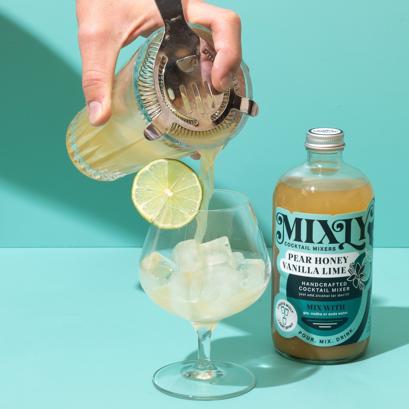 Pear Honey Vanilla Lime - Mule Cocktail & Mocktail Mixer