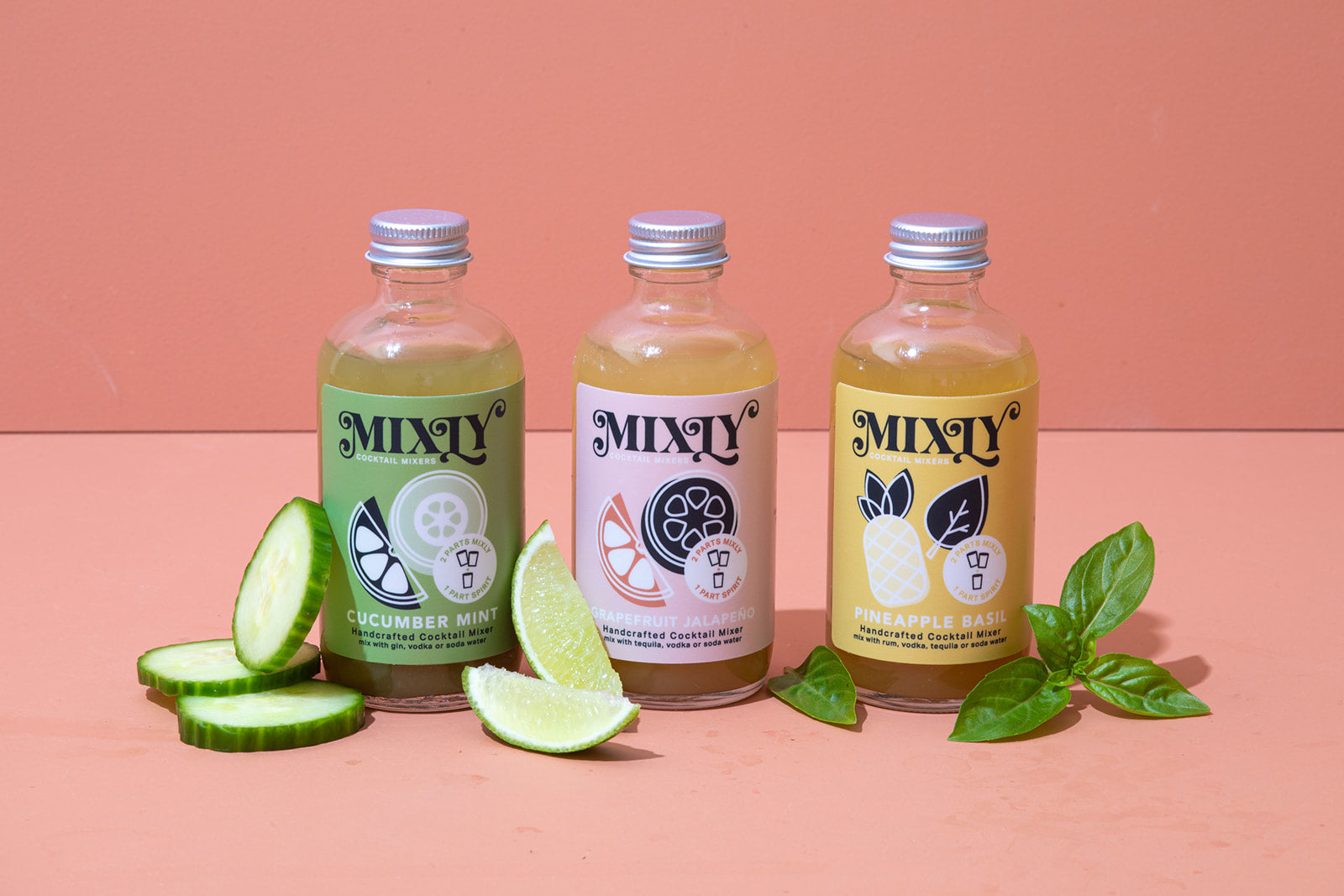 Classic Cocktail Mixer Set | Non Alcoholic Cocktail Mixers & Margarita Mixer Gift Kit