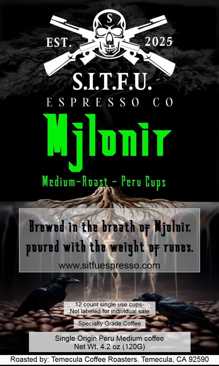 Mjlonir Peru Single Serve Cups