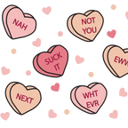 Anti Valentine Glass Cups