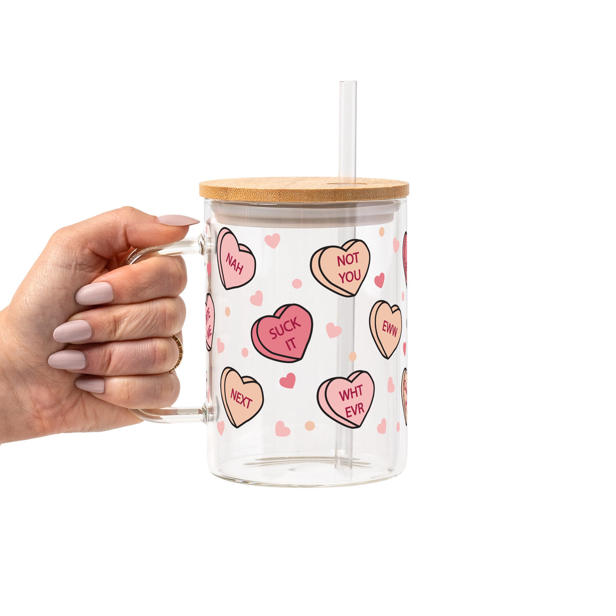 Anti Valentine Glass Cups