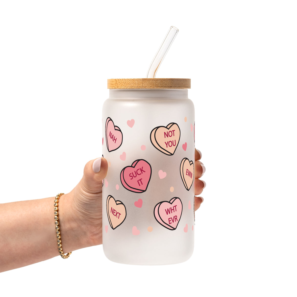 Anti Valentine Glass Cups