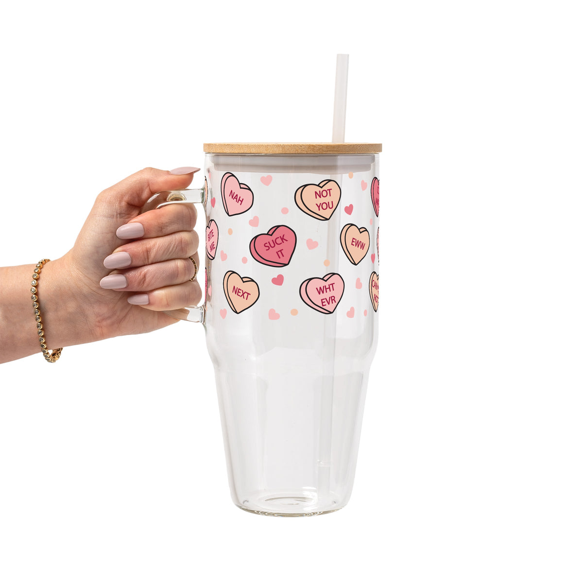 Anti Valentine Glass Cups