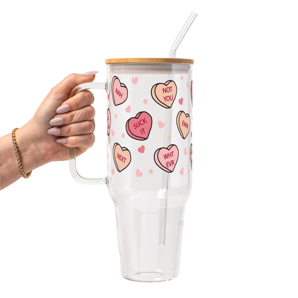 Anti Valentine Glass Cups