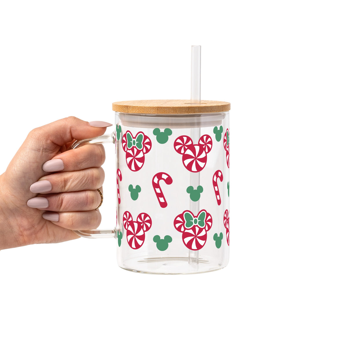 Candy Mouse Glass Cups