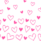Confetti Hearts Valentine Glass Cups