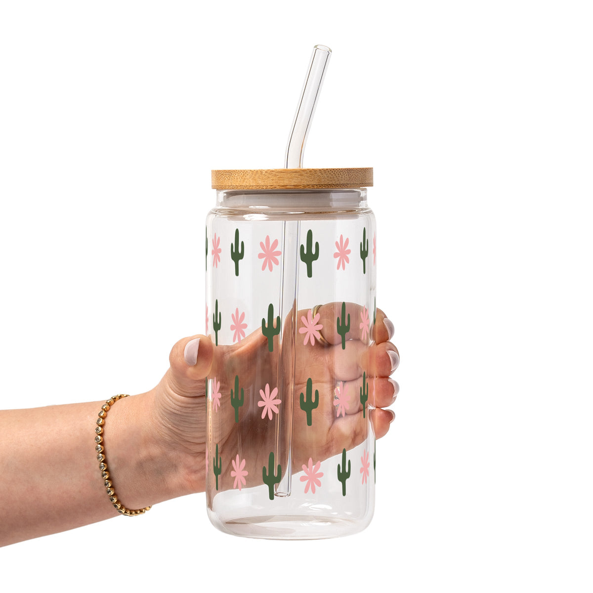Western Mini Cacti Glass Cups
