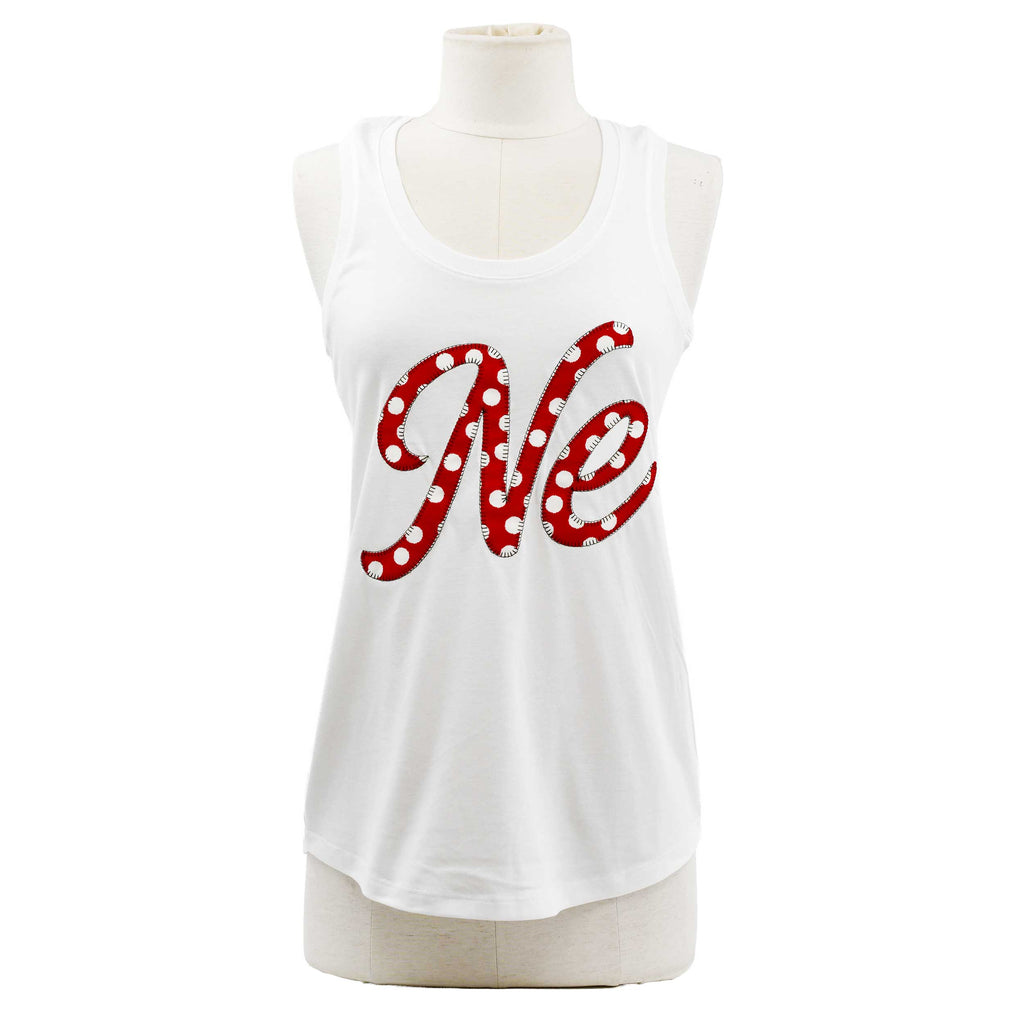 NE Script Polka Dot Tank Top | Multiple Sizes | Small Town Famous