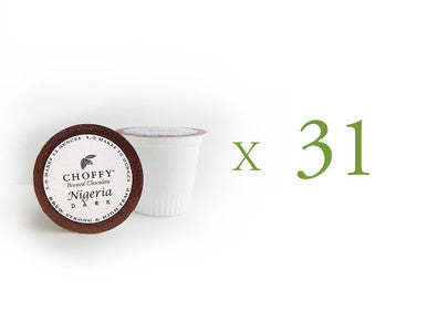 Nigeria Dark Choffy Brewed Cacao Single Serve Choffy Cups