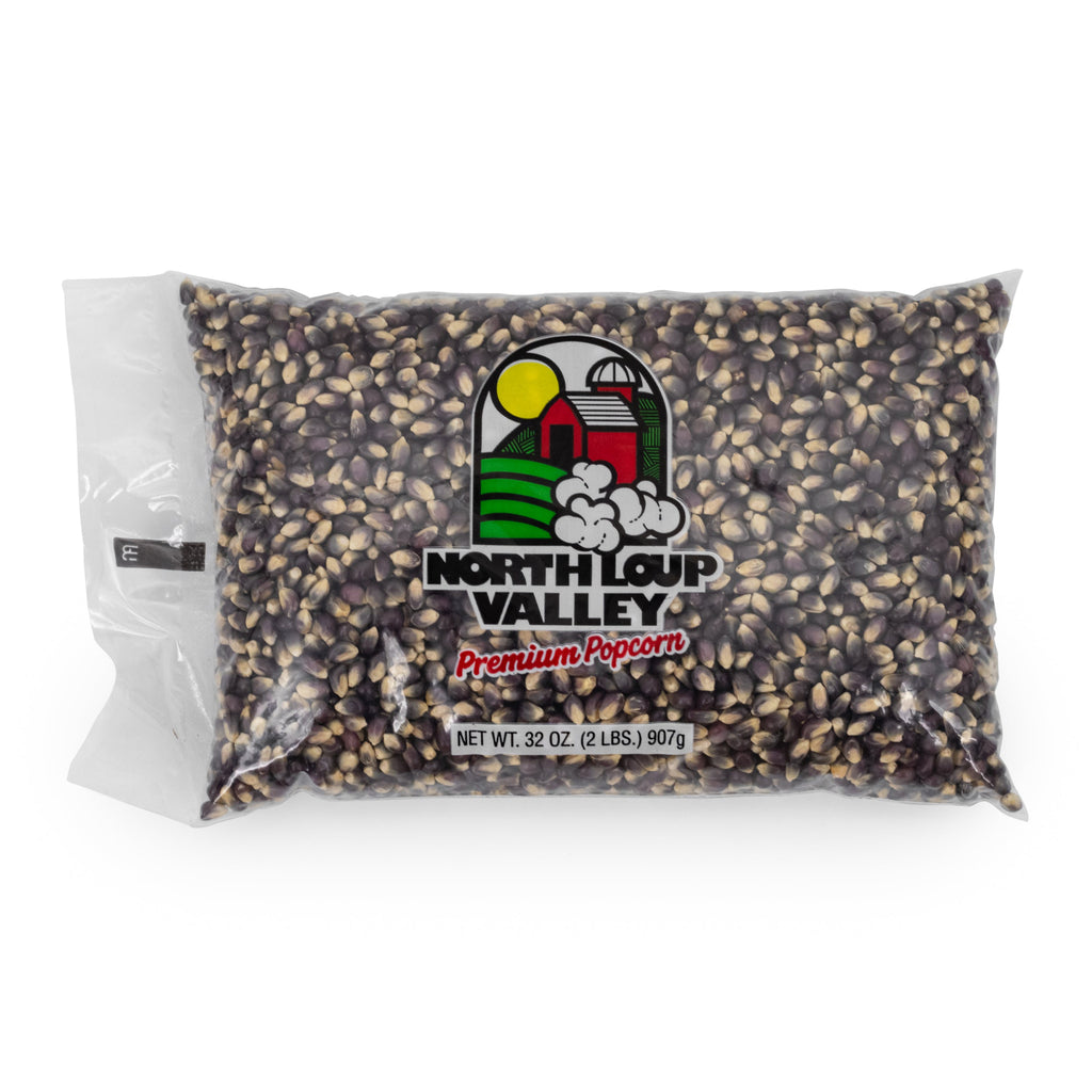 Blue Un-popped Popcorn Kernels | 2 lb | 6 Pack | Non-GMO | Shipping Included | Popcorn County USA | North Loup Valley
