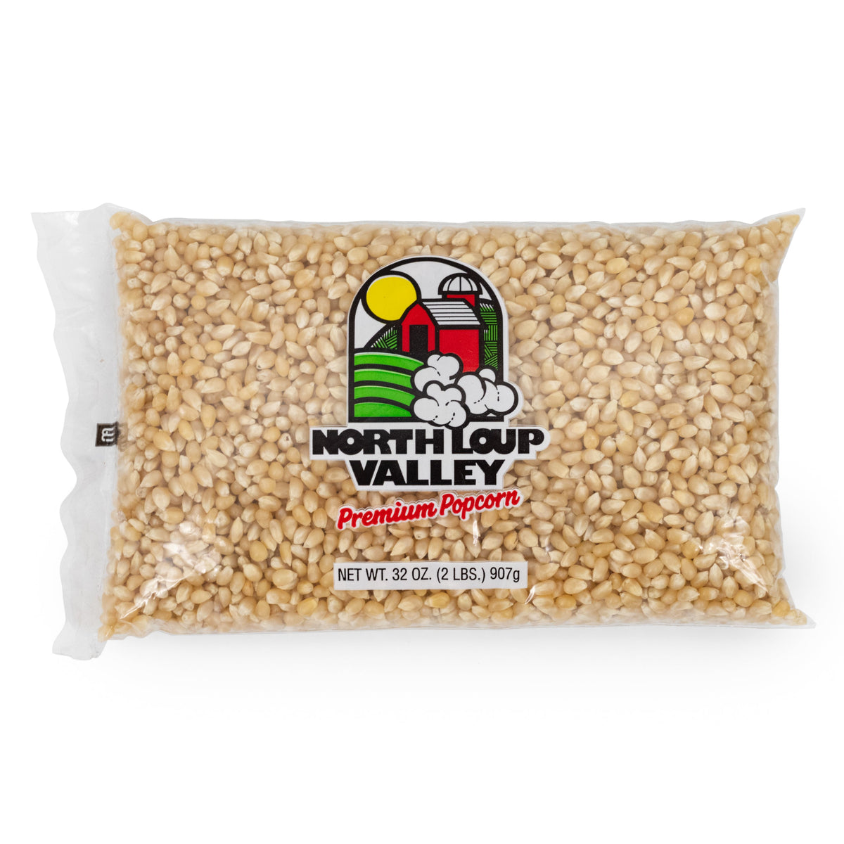 White Un-Popped Popcorn Kernels | 2 lb | Non-GMO | Popcorn County USA | North Loup Valley