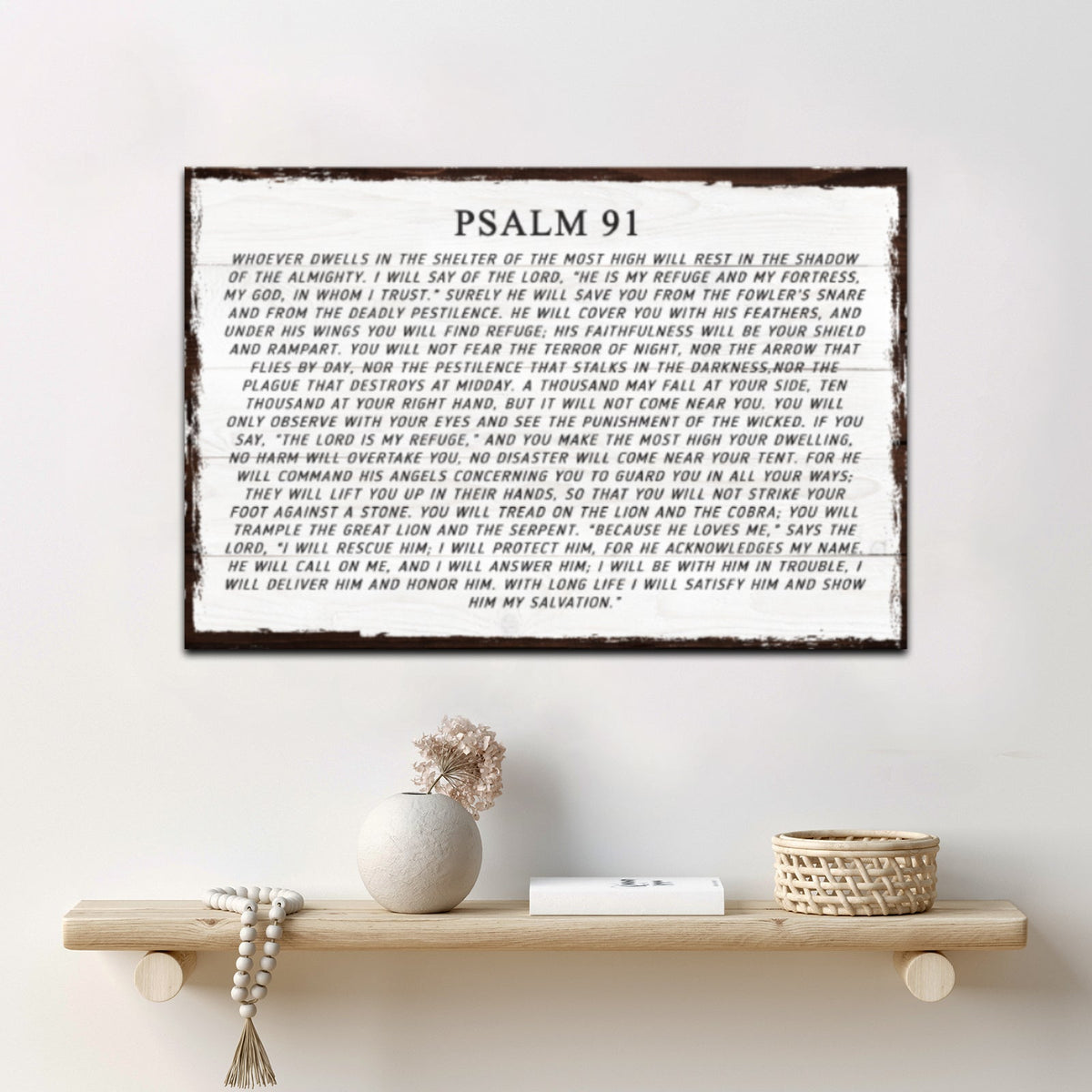 Psalm 91 - Whoever Dwells Sign