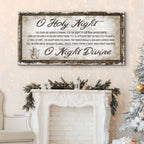O Holy Night Christmas Sign