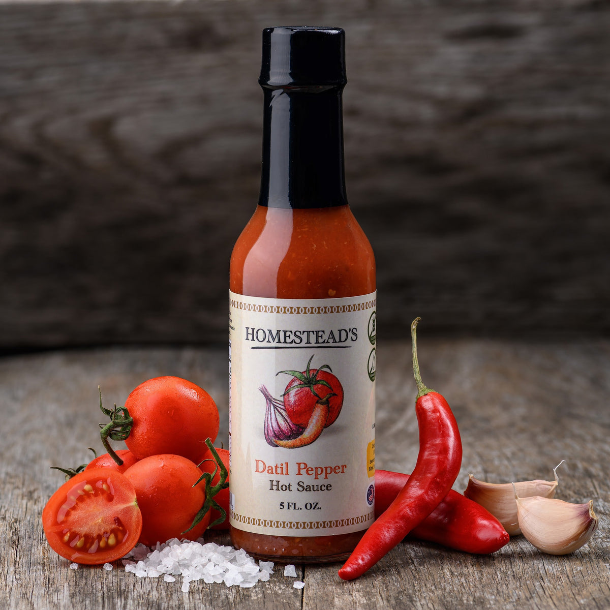 HOMESTEAD'S Datil Pepper Hot Sauce, All-Natural