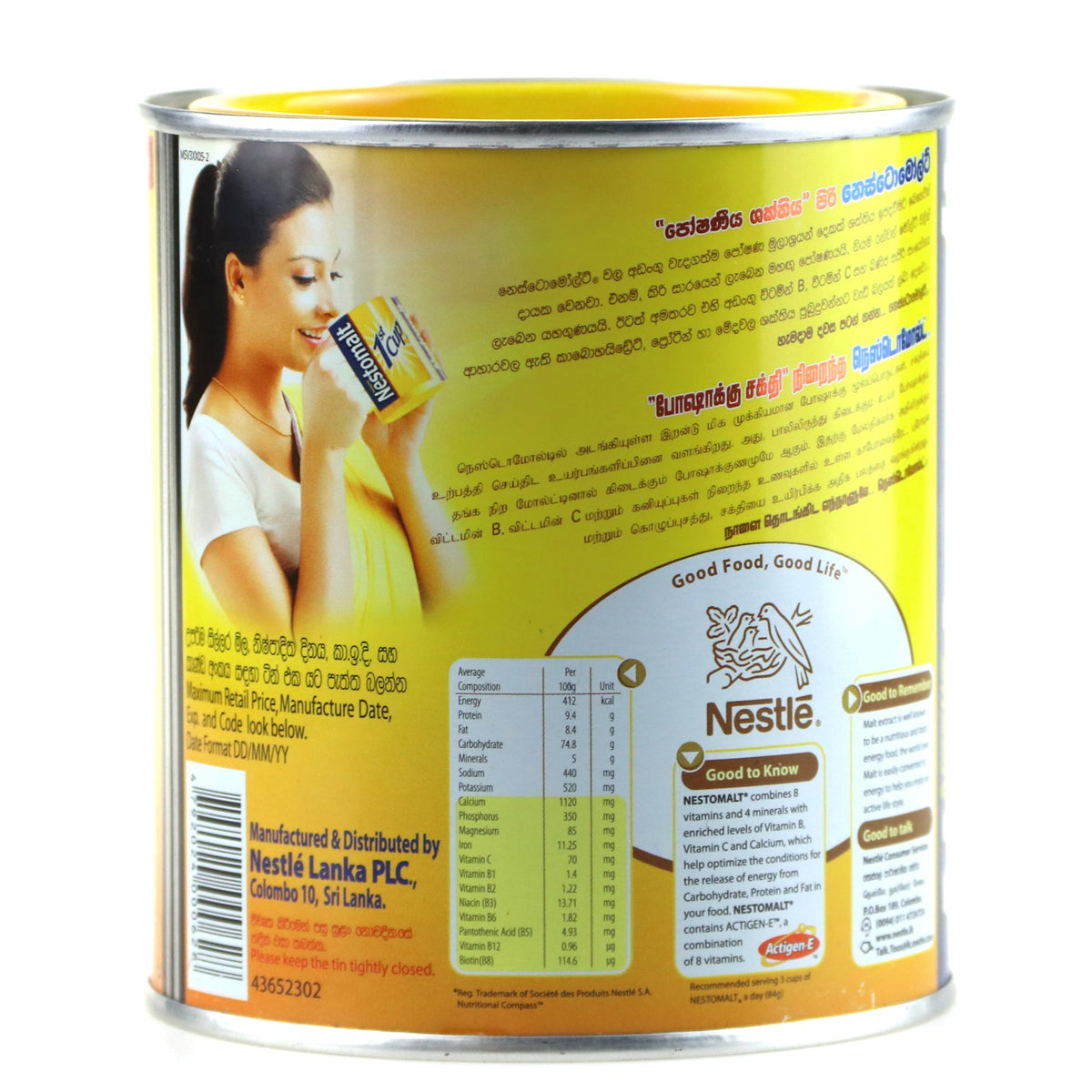 Nestomalt 400g – Energizing Malted Food Drink in Can