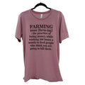 Farming Noun T-Shirt | Heather Steel Blue | Pretty and Fabulous