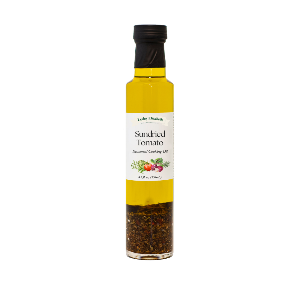 Lesley Elizabeth Sundried Tomato Seasoned Cooking Oil, Dorica (250mL)