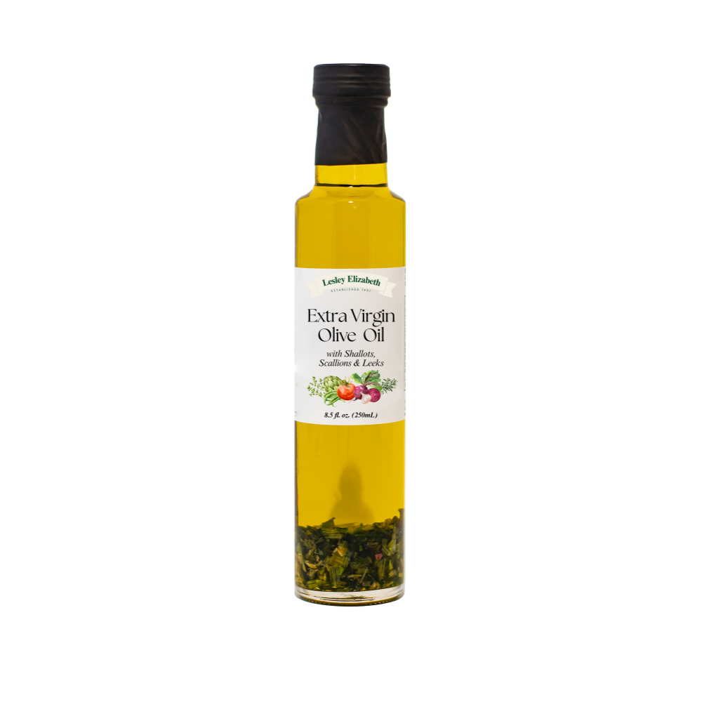 Lesley Elizabeth Extra Virgin Olive Oil with Shallots, Scallions & Leeks, Dorica (250mL)