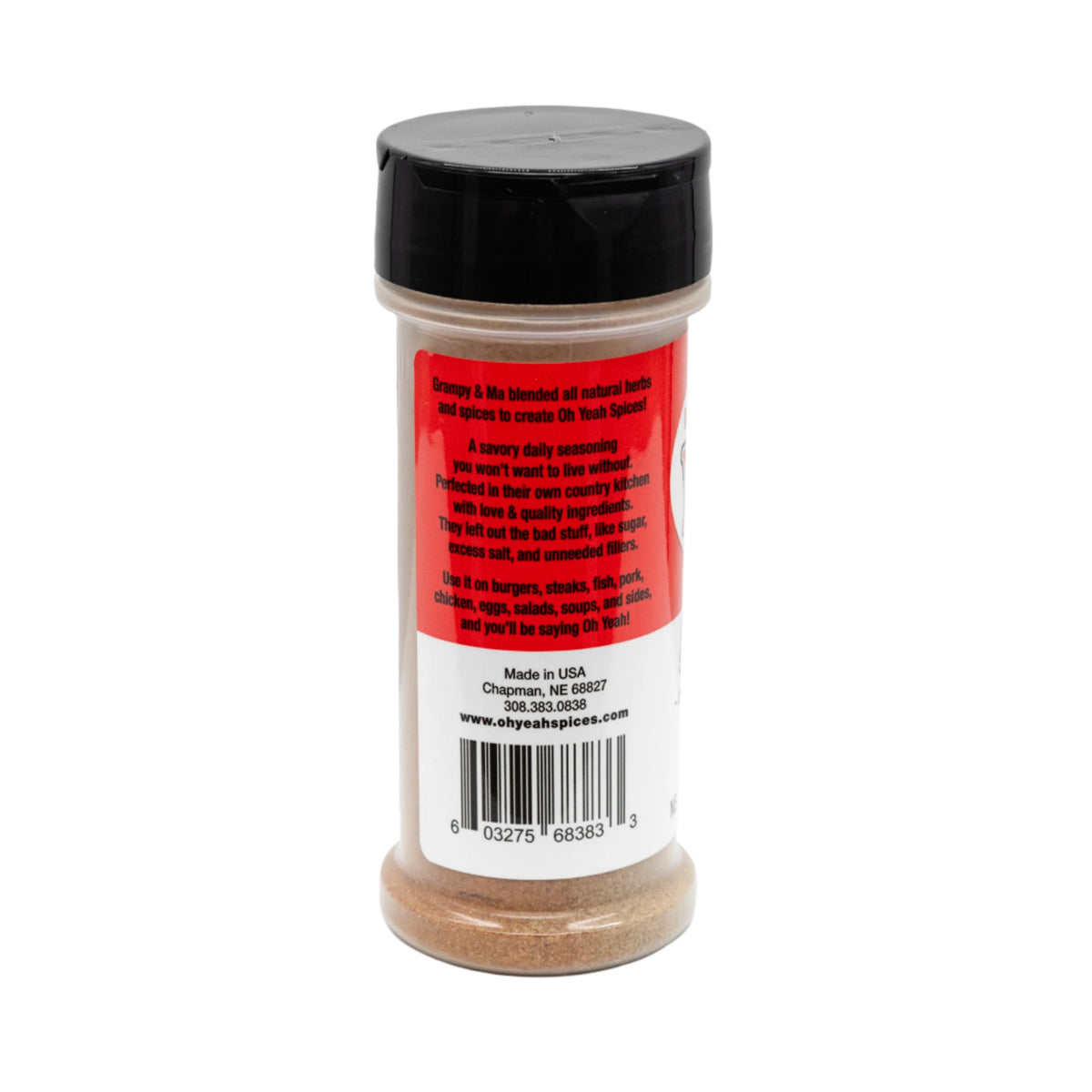 Hot All Natural Spice | 3.5 oz | Gluten Free | Oh Yeah Spices