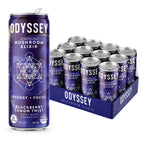 Odyssey Sparkling Energy Blackberry Lemon - 12-Pack (12 Fl Oz. Each)