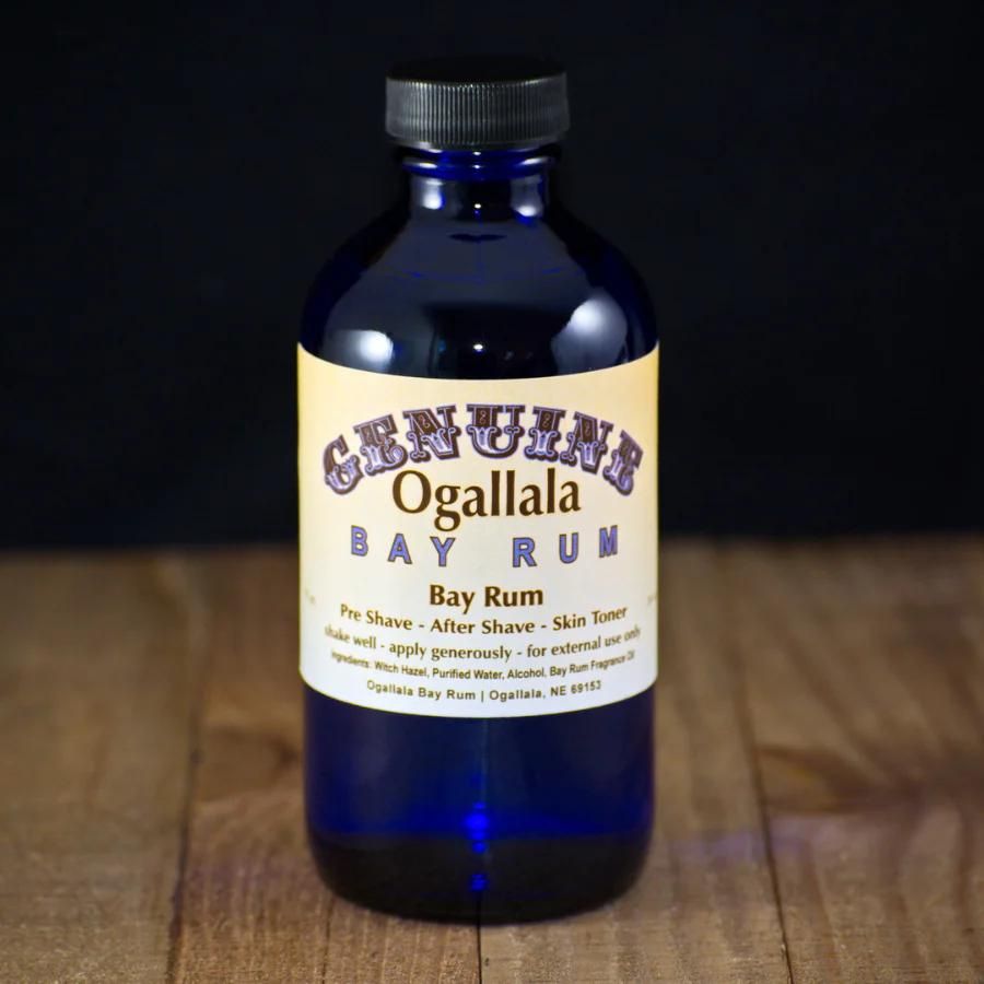 Double Strength Bay Rum Scented Aftershave | Pack of 2 | Multiple Sizes | Ogallala Bay Rum