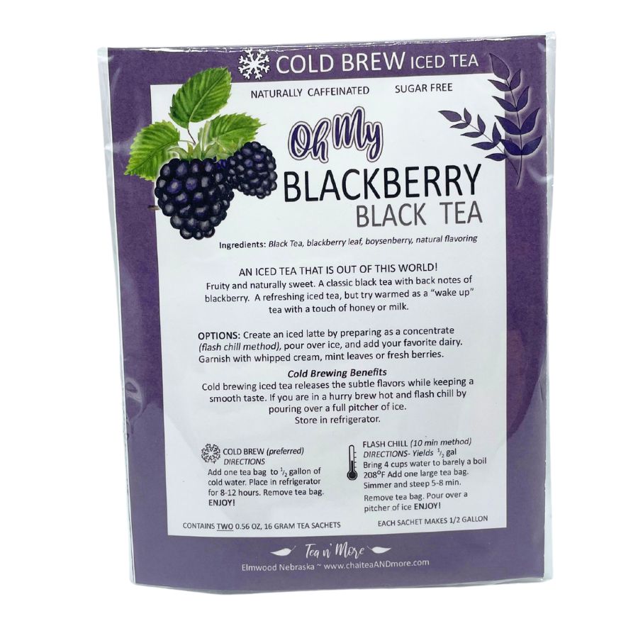 Blackberry Cold Brew Black Tea | Pack of 2 | Tea n More