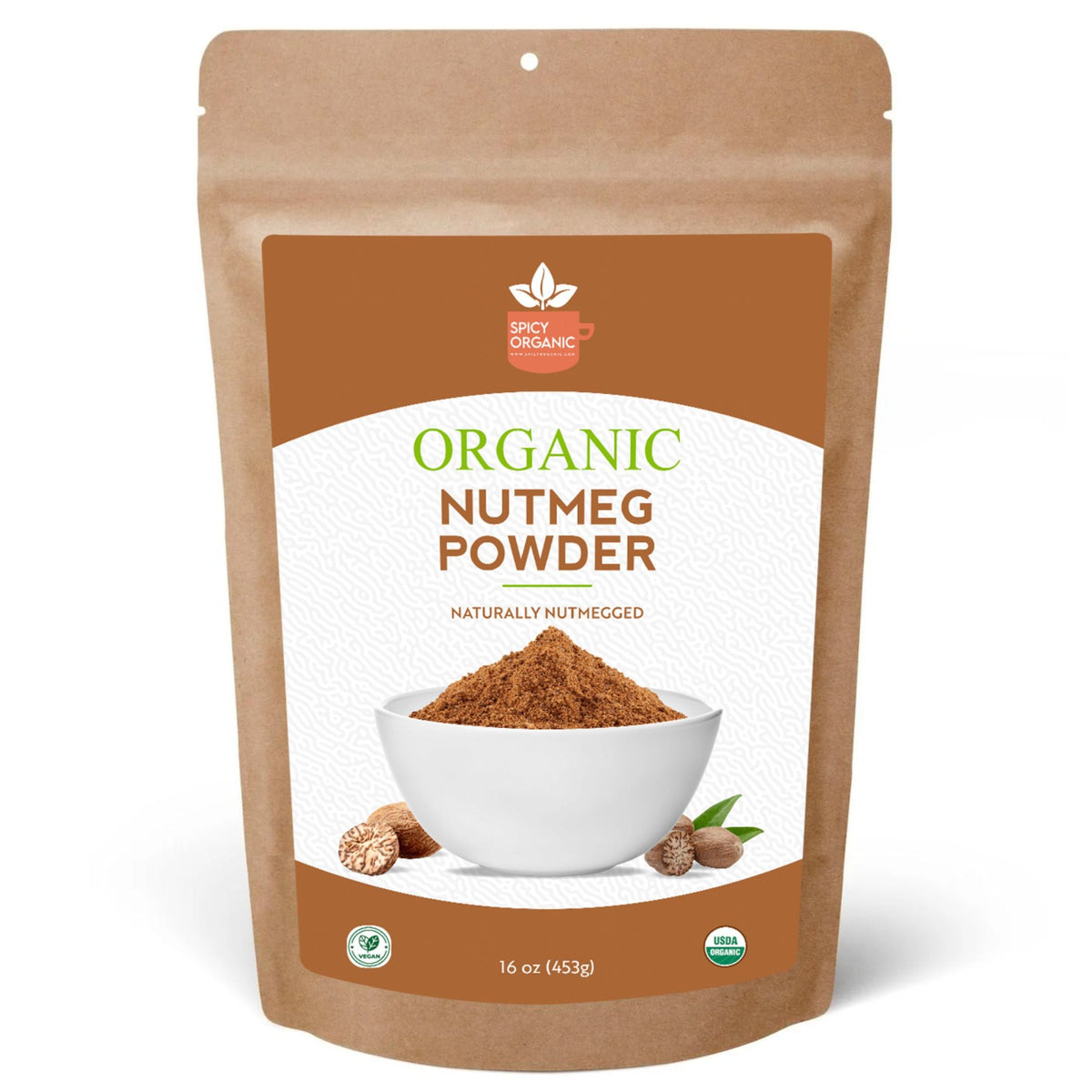 Organic Nutmeg Powder – For Béchamel, Eggnog & Baking