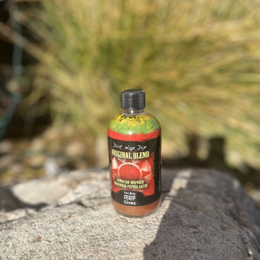 Dirt Nap Dip Original Blend Hot Sauce | Pack of 2 | 8 oz | Mystic Rhoads Productions