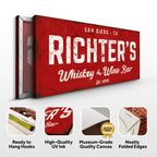 Whiskey And Wine Bar Sign III