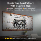 Cattle Ranch Sign X