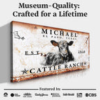Cattle Ranch Sign X