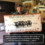 Cattle Ranch Sign X