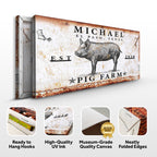 Pig Farm Sign