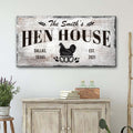 Family Hen House Sign