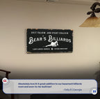 Billiards Room Sign