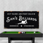Billiards Room Sign