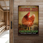 Chicken Coop Natural And Fresh Sign